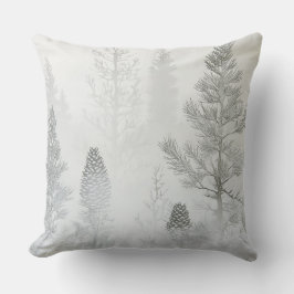 Soft Blush Winter Wonderland Pillow クッション
