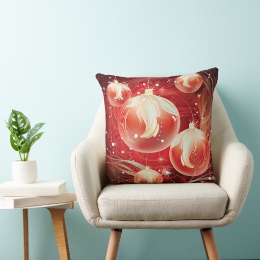 Soft Blush Winter Wonderland Pillow クッション (椅子)