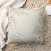 Soft Blush Winter Wonderland Pillow クッション (ブランケット)