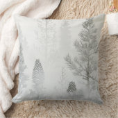 Soft Blush Winter Wonderland Pillow クッション (ブランケット)