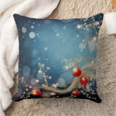 Soft Blush Winter Wonderland Pillow クッション (ブランケット)