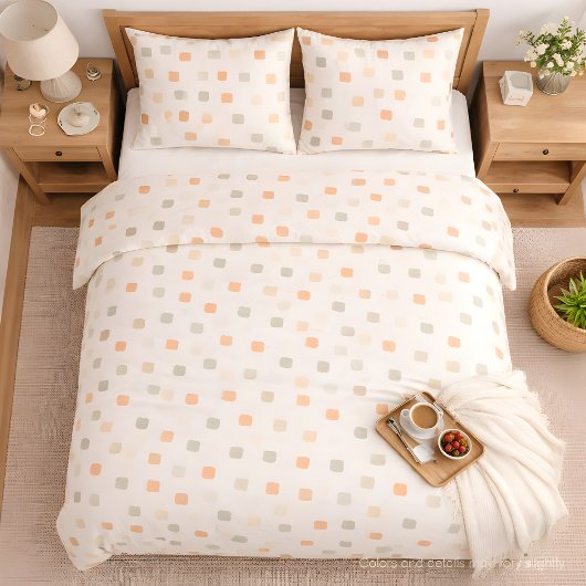 Soft Boho Grid Pattern Pillowcase 枕カバー