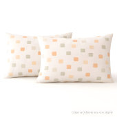 Soft Boho Grid Pattern Pillowcase 枕カバー