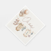Soft Boho Neutral Baby Clothes Baby Shower スタンダードランチョンナプキン (角)