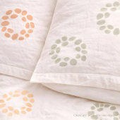 Soft Boho Pebble Circle Pattern Pillowcase 枕カバー