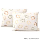Soft Boho Pebble Circle Pattern Pillowcase 枕カバー