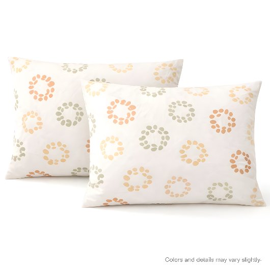 Soft Boho Pebble Circle Pattern Pillowcase 枕カバー