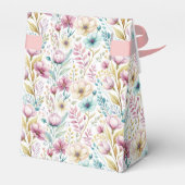 Soft Botanical Easter Flower Design フェイバーボックス (裏面サイド)