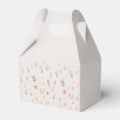 Soft Botanical Pattern Favor Box フェイバーボックス (正面サイド)