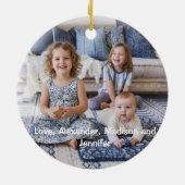 Soft Botanical Wildflowers – Grandma Keepsake セラミックオーナメント (裏面)