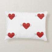 Soft Brushed Polyester Accent Pillow アクセントクッション (裏面)