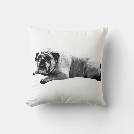 Soft Bulldog Rest クッション (正面)