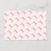 Soft Bunny Wishes & Advice Card Design エンクロージャーカード (裏面)