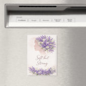 Soft but Strong Lavender Affirmation Magnet マグネット (インサイチュ (食洗機))