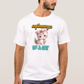 Soft Calm Cat with Beautiful Elegant Colors Tシャツ