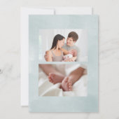 Soft Celestial Birth Announcement 招待状 (裏面)