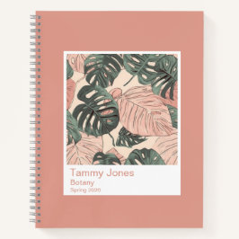 Soft Clay Monstera Photo Swatch Large ノートブック