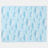 Soft clouds  フリースブランケット (正面(横))