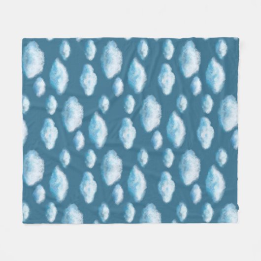 Soft clouds  フリースブランケット (正面(横))