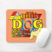 Soft_Coated_Wheaten_Terrier_Agility マウスパッド (マウス)