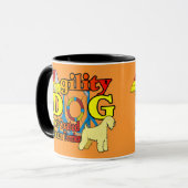 Soft_Coated_Wheaten_Terrier_Agility マグカップ (正面左)