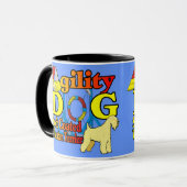 Soft_Coated_Wheaten_Terrier_Agility マグカップ (正面左)
