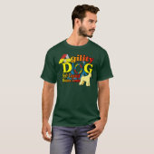 Soft_Coated_Wheaten_Terrier_Agility Tシャツ (正面フル)