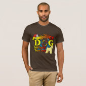 Soft_Coated_Wheaten_Terrier_Agility Tシャツ (正面フル)