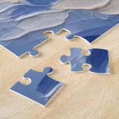 Soft Coated Wheaten Terrier Christmas Boat Holiday ジグソーパズル (側面)