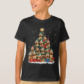 Soft Coated Wheaten Terrier Christmas Tree Dog San Tシャツ (正面)