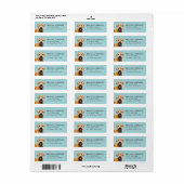 Soft Coated Wheaten Terrier Return Address Labels ラベル (フルシート)