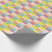 Soft Color Checkerboard ラッピングペーパー (角)