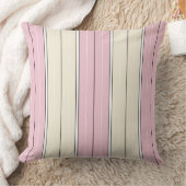 Soft Color Vertical Stripe Pattern Design クッション (ブランケット)