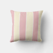Soft Color Vertical Stripe Pattern Design クッション (裏面)