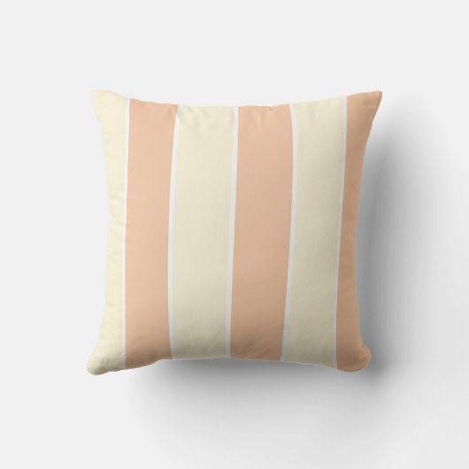 Soft Color Vertical Stripe Pattern Design クッション (裏面)