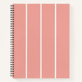 Soft Color Vertical Stripe Pattern Design ノートブック