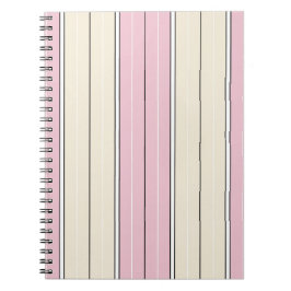 Soft Color Vertical Stripe Pattern Design ノートブック