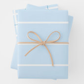Soft Color Vertical Stripe Pattern Design ラッピングペーパーシート (インサイチュ)