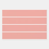 Soft Color Vertical Stripe Pattern Design ラッピングペーパーシート (正面)