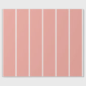 Soft Color Vertical Stripe Pattern Design ラッピングペーパー (フラット)