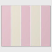 Soft Color Vertical Stripe Pattern Design ラッピングペーパー (フラット)