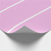 Soft Color Vertical Stripe Pattern Design ラッピングペーパー (角)