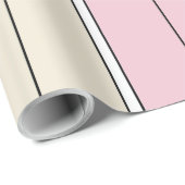 Soft Color Vertical Stripe Pattern Design ラッピングペーパー (ロールコーナー)