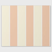 Soft Color Vertical Stripe Pattern Design ラッピングペーパー (フラット)