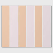 Soft Color Vertical Stripe Pattern Design ラッピングペーパー (フラット)