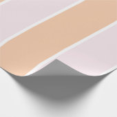 Soft Color Vertical Stripe Pattern Design ラッピングペーパー (角)