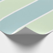 Soft Color Vertical Stripe Pattern Design ラッピングペーパー (角)