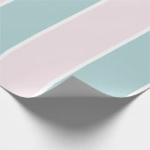 Soft Color Vertical Stripe Pattern Design ラッピングペーパー (角)