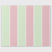 Soft Color Vertical Stripe Pattern Design ラッピングペーパー (フラット)