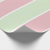Soft Color Vertical Stripe Pattern Design ラッピングペーパー (角)